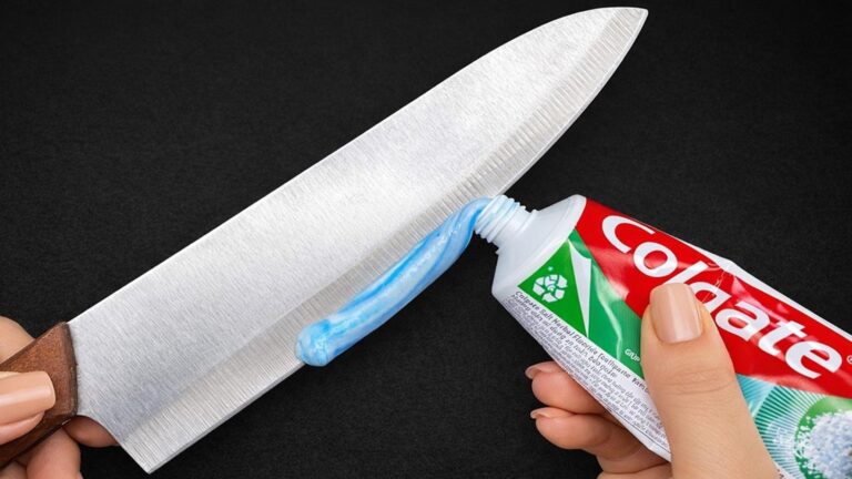 Ein überraschend einfacher Trick, der dein Küchenmesser in nur einer Minute schärft…