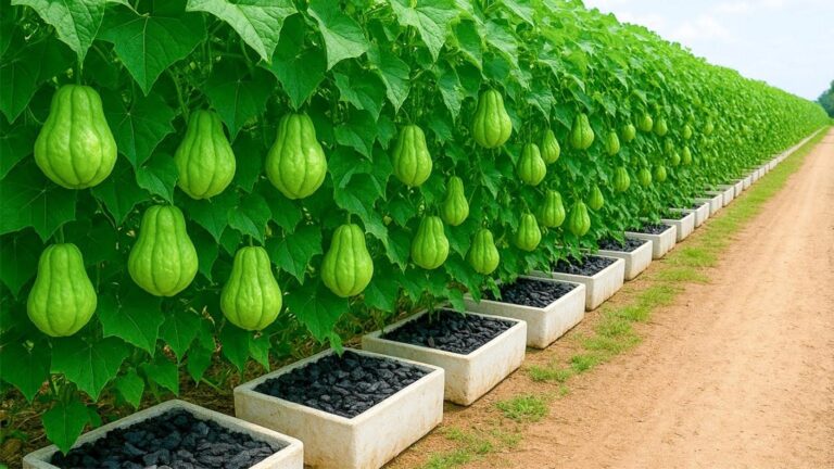 Dieser vergessene Trick mit alten Socken revolutioniert dein Chayote-Wachstum…