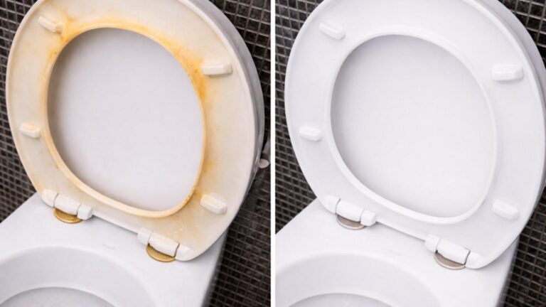 Dieser einfache Trick entfernt sofort unschöne Toilettenflecken und bringt den Glanz