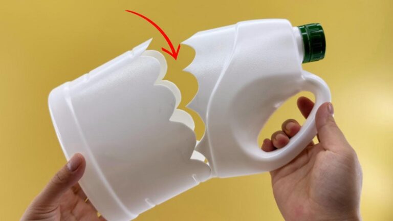 Ein alter Trick verwandelt leere Plastikflaschen in nützliche Helfer für deinen Garten…