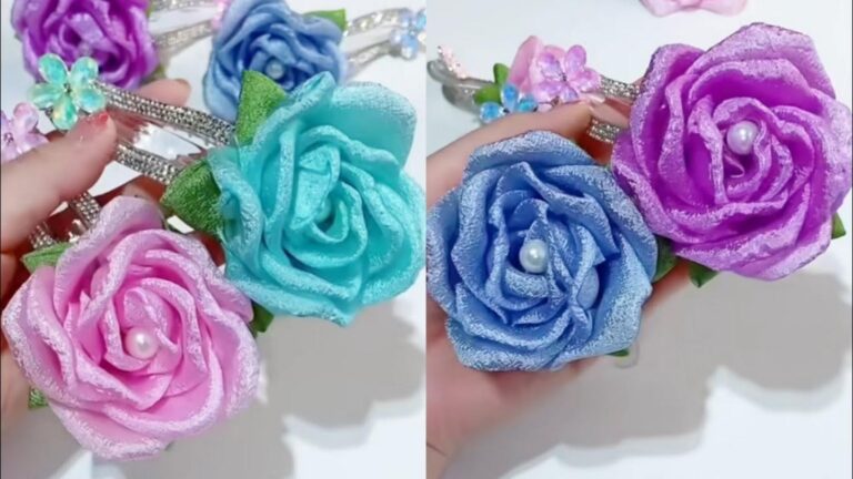 Dieser einfache Ansatz verwandelt deinen Stoff in atemberaubende Blumenbänder … entdecke