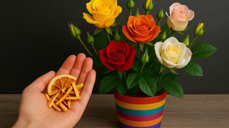 5 Gründe, warum getrocknete Orangenschalen Ihre Rosen zum Blühen bringen!