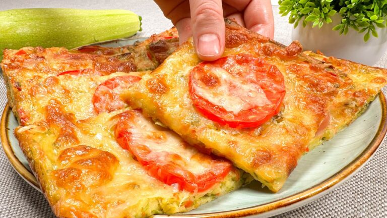 5 Gründe, warum dieses Zucchinirezept besser ist als Pizza! Einfach und lecker!