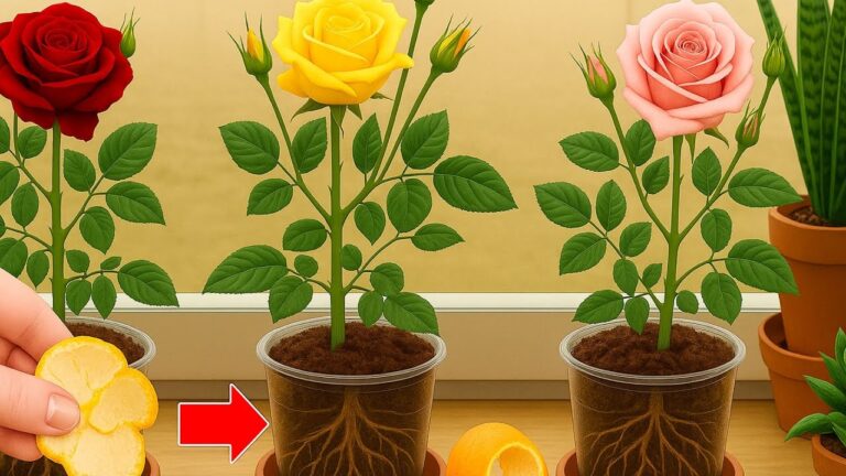 Wie du mit 1 Orangenschale Rosen erfolgreich bewurzelst und zum Blühen bringst