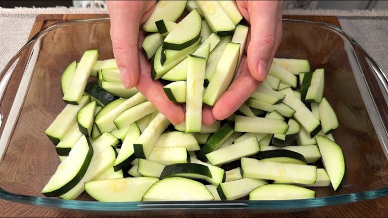5 einfache Schritte für das beste Zucchini-Rezept, das jeder lieben wird!