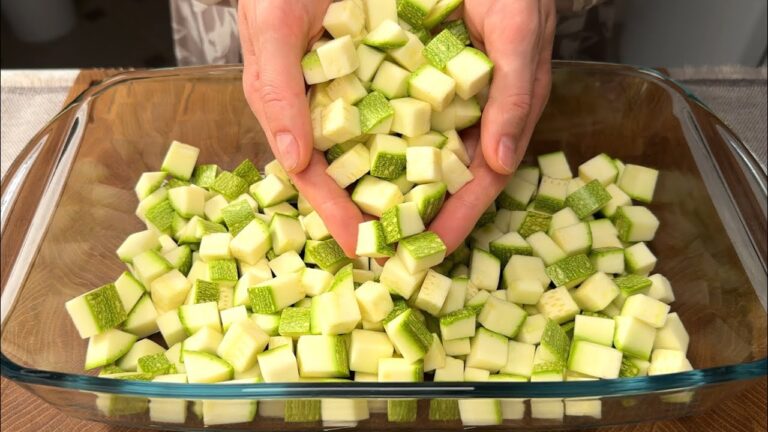 10-Minuten Zucchinirezept für ein schnelles und leckeres Abendessen!