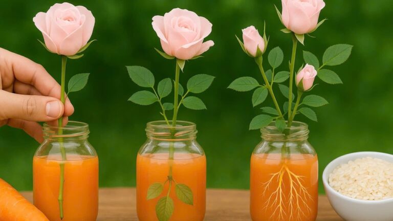 99 erstaunliche Wurzeln aus einem Rosenast und Karottensaft entdecken!