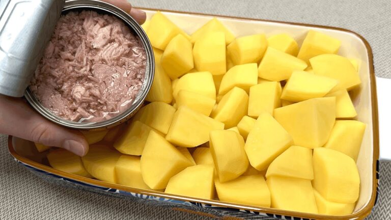 5 einfache Rezepte für leckeres Abendessen mit Thunfisch und Kartoffeln in Dosen