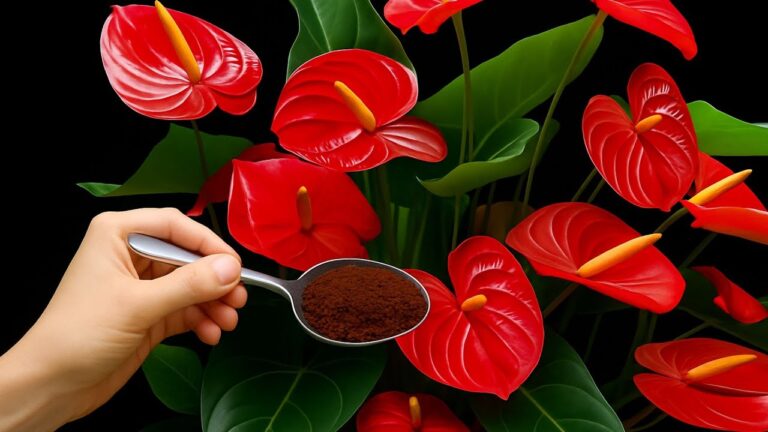 1 Teelöffel für mehr Blüten: So wächst dein Anthurium schneller als je zuvor!