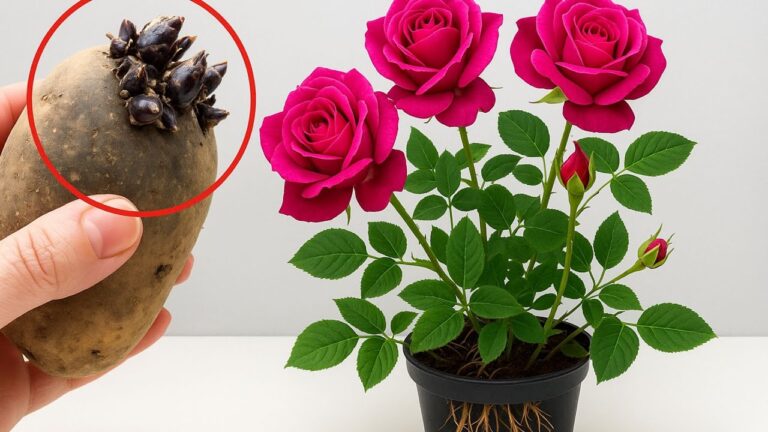 Stoppe die Verschwendung: 5 Möglichkeiten, verwelkte Kartoffeln in Blumen zu verwandeln!