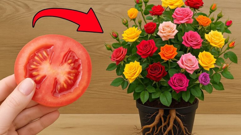 So bringt 1 Stück Tomate deinen Rosenstrauch zum Blühen! Entdecke die Geheimnisse!