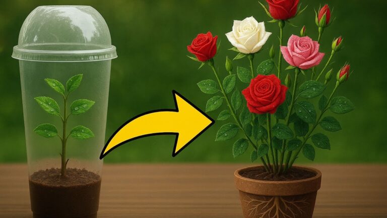 7 Schritte für die perfekte Vermehrung von Rosen aus Stecklingen 100% erfolgreich!