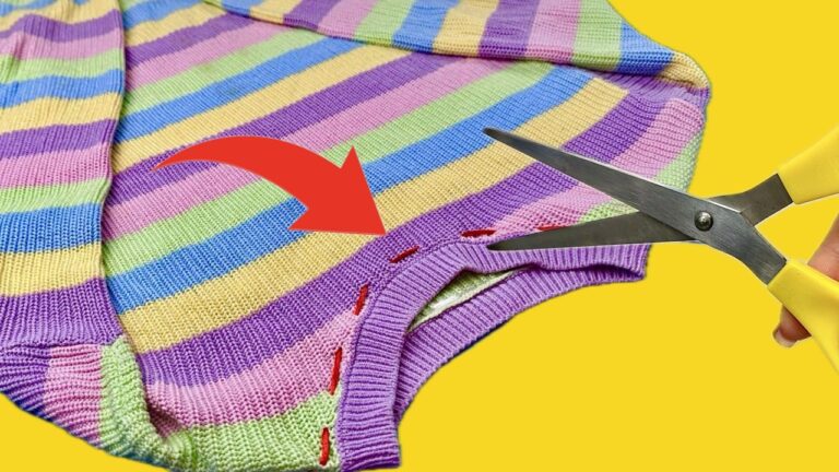 Entdecke 5 geniale Tricks, um deinen Pullover in Sekunden zu verwandeln!