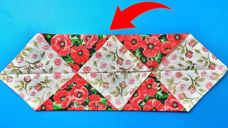 5-Minuten-Nähidee: So einfach stellst du deinen eigenen Beutel her!