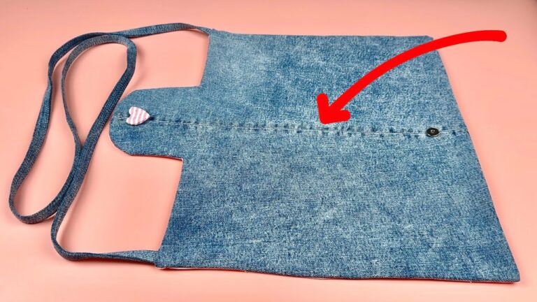 5 kreative Schritte: Alte Jeans in modische Taschen verwandeln! 👜