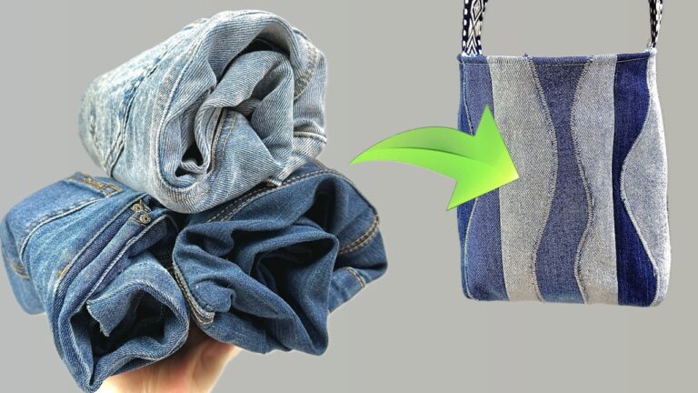 5 kreative Ideen für Taschen aus alten Jeans, die du nicht verpassen solltest!