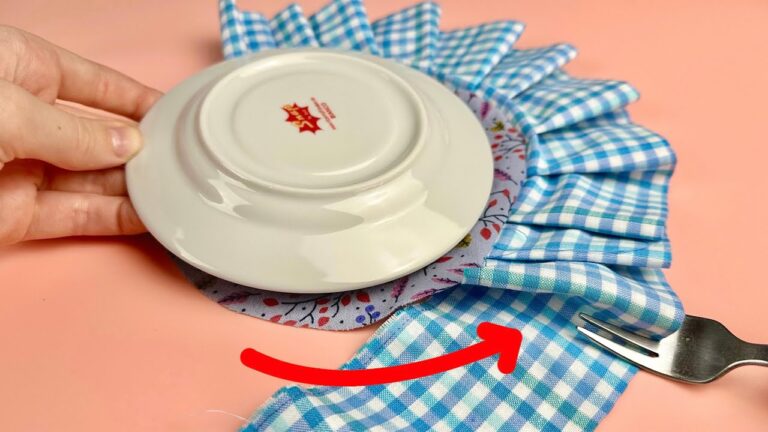 Entdecke 5 magische Tricks mit nur einer Gabel für deine Nähprojekte!