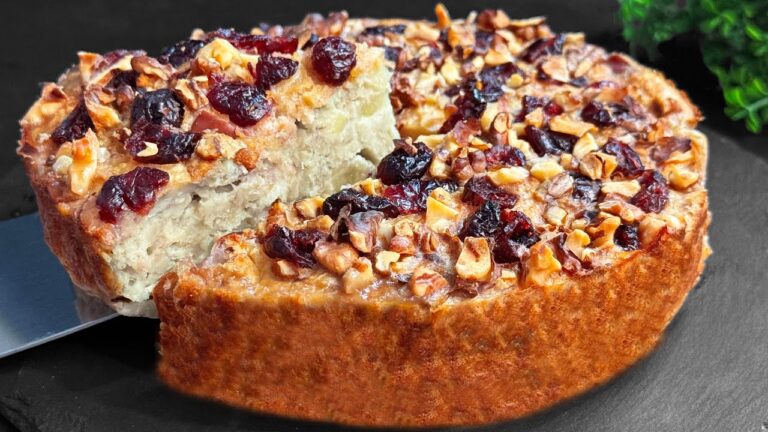 Gesundes Dessert in 5 Minuten: 10 kg in einem Monat verlieren mit Haferflocken & Bananen!