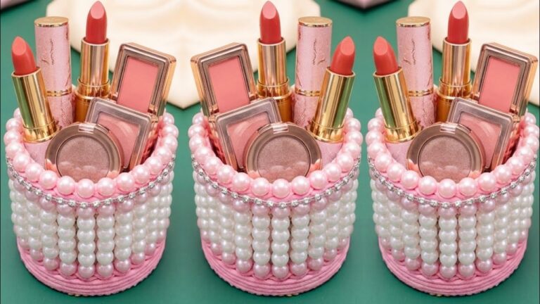 10 kreative Ideen: Luxus-Geschenke mit einfachen Perlen-Halter für Make-up Tools gestalten