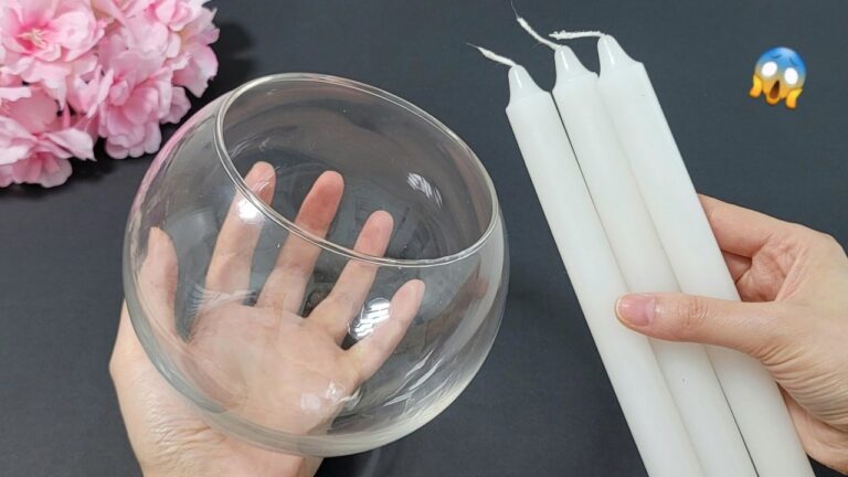 3 kreative Möglichkeiten mit Glasschalen und Kerzen für dein Zuhause entdecken