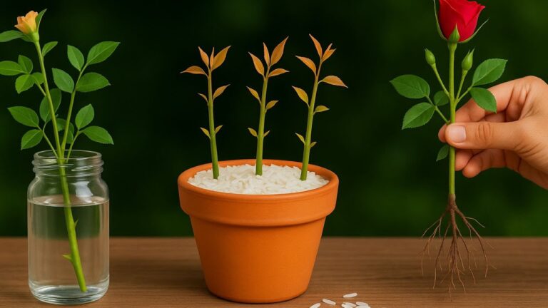 5 einfache Schritte, um Rosenäste schnell zu bewurzeln und deinen Garten zu verzaubern