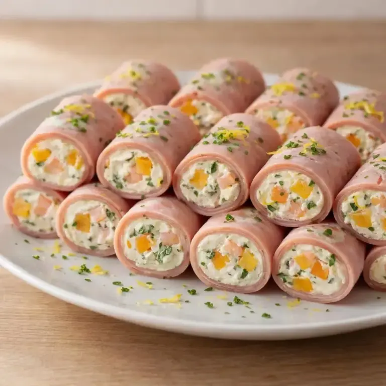 Shrimps-Mango-Röllchen mit schmackhafter Zitronensauce