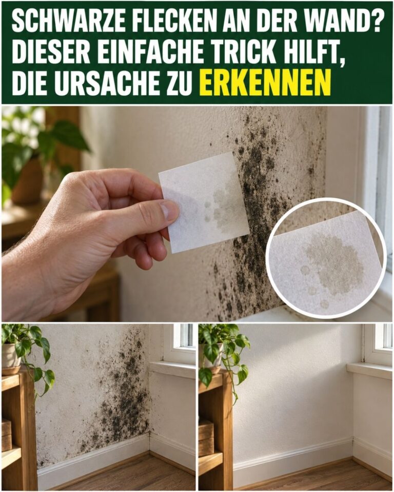 Schwarze Flecken an der Wand? Dieser einfache Trick hilft, die Ursache zu ERKENNEN